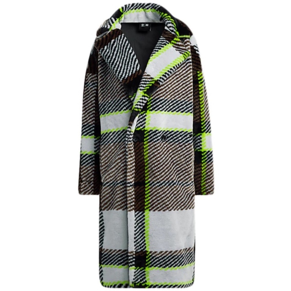 🤎💚🖤🤍 adidas x Ivy Park | Faux Fur Trench Coat